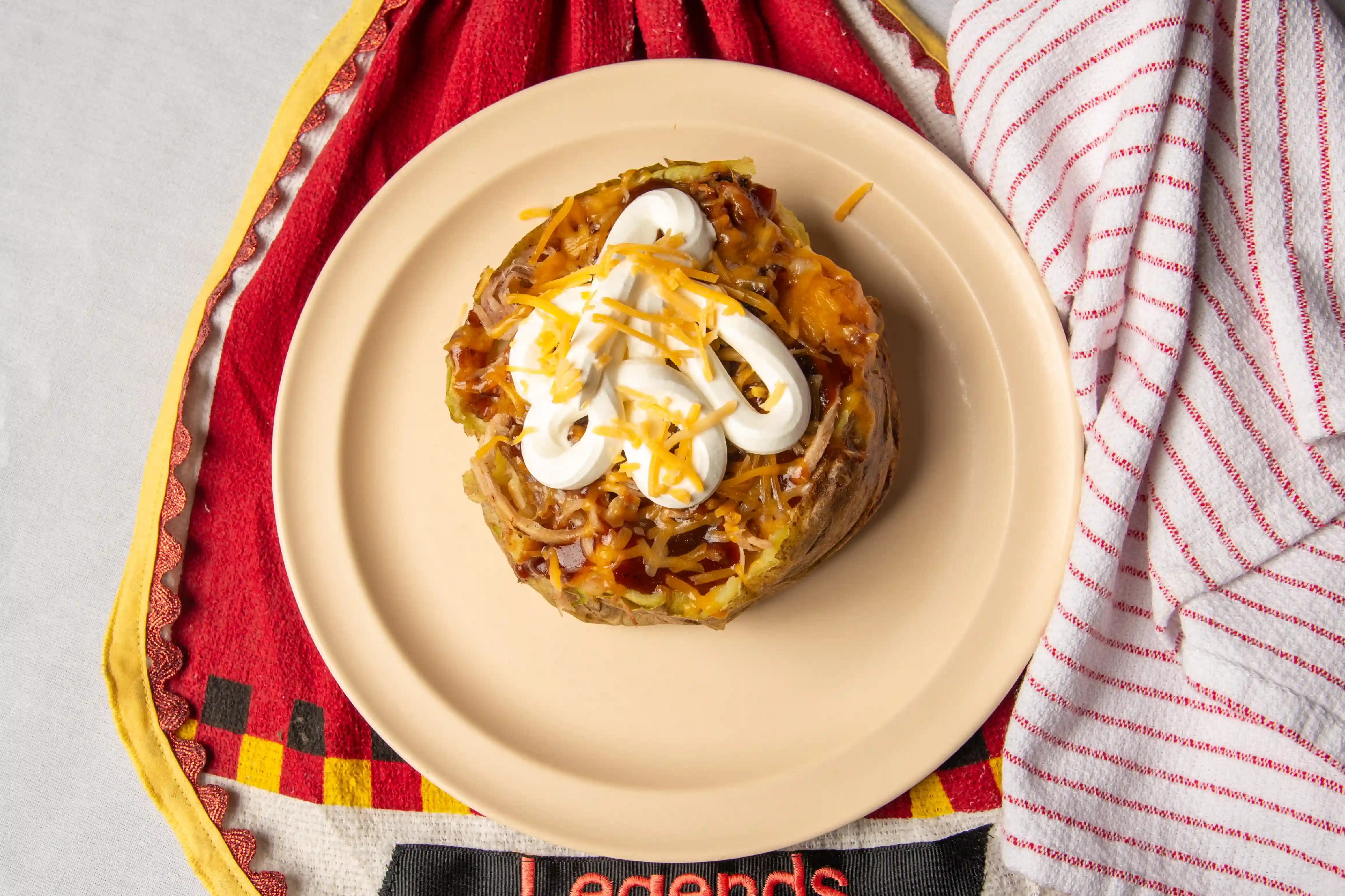 Loaded BBQ Baked Potato